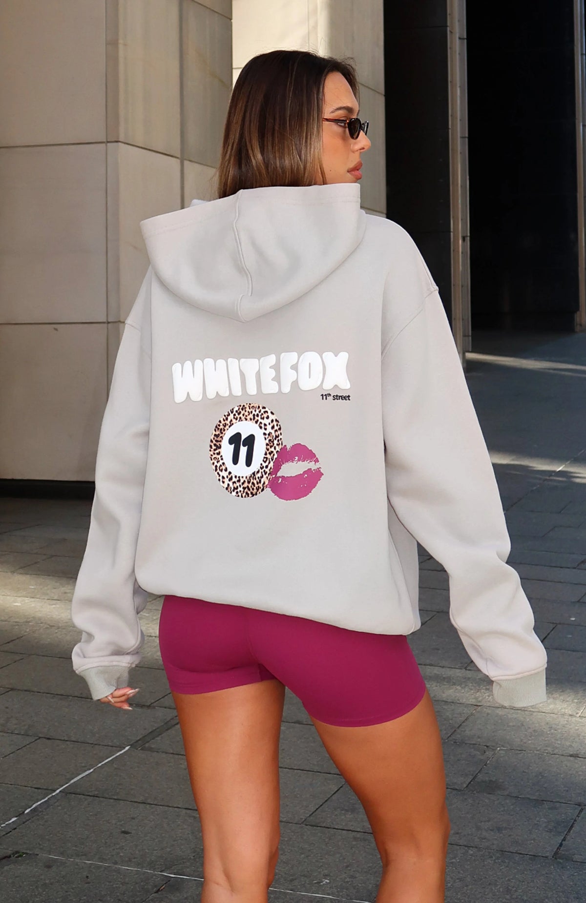 11th Street She's So Lucky Oversized Hoodie Moon Kiss