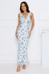 Soft Florals Maxi Dress