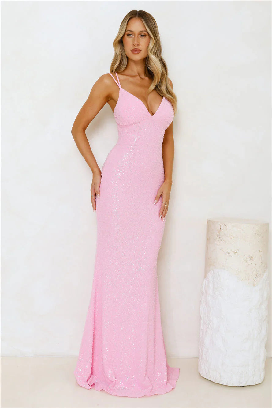 Shimmering Elegance Maxi Dress