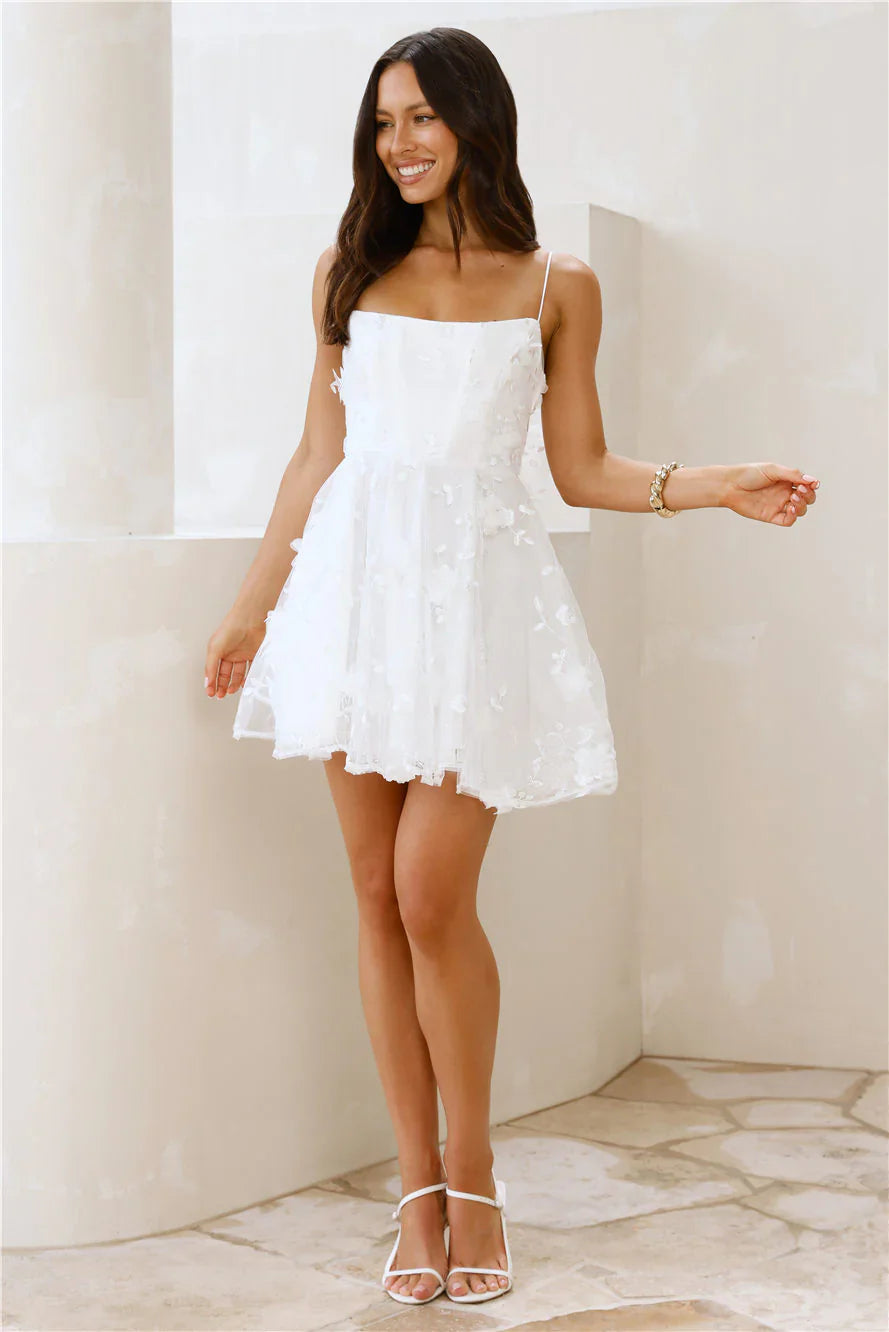 Ethereal Blossom Mini Dress