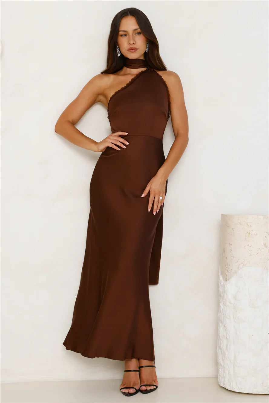 Luxe Experience Satin Maxi Dress
